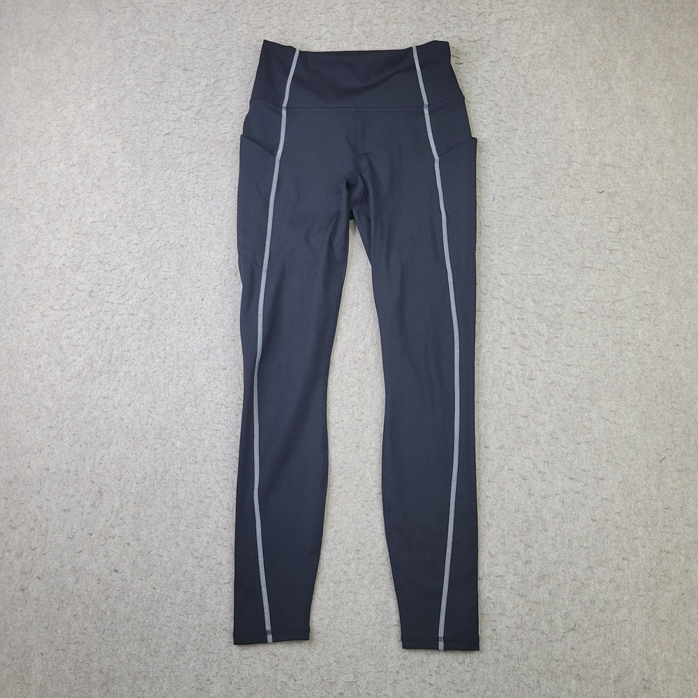 Fabletics PureLuxe Ankle Leggings Black Athletic Fit Women's Size M Regular
